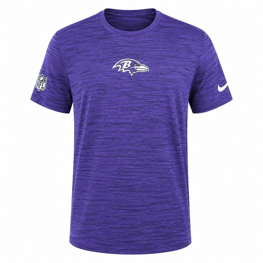 Nike NWT Baltimore Ravens Mens Purple Performance T-Shirt Medium workout casual